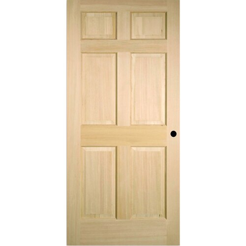 ReliaBilt Prehung 6-Panel Fir Interior Door (Common: 30-in x 80-in ...