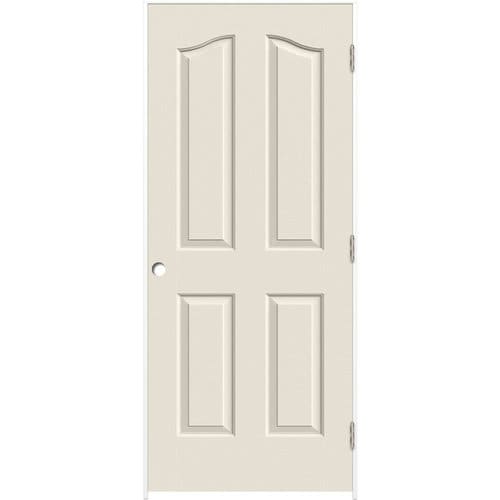 ReliaBilt 32 In X 80 In White 4 Panel Arch Top Hollow Core Primed   755308924397xl 