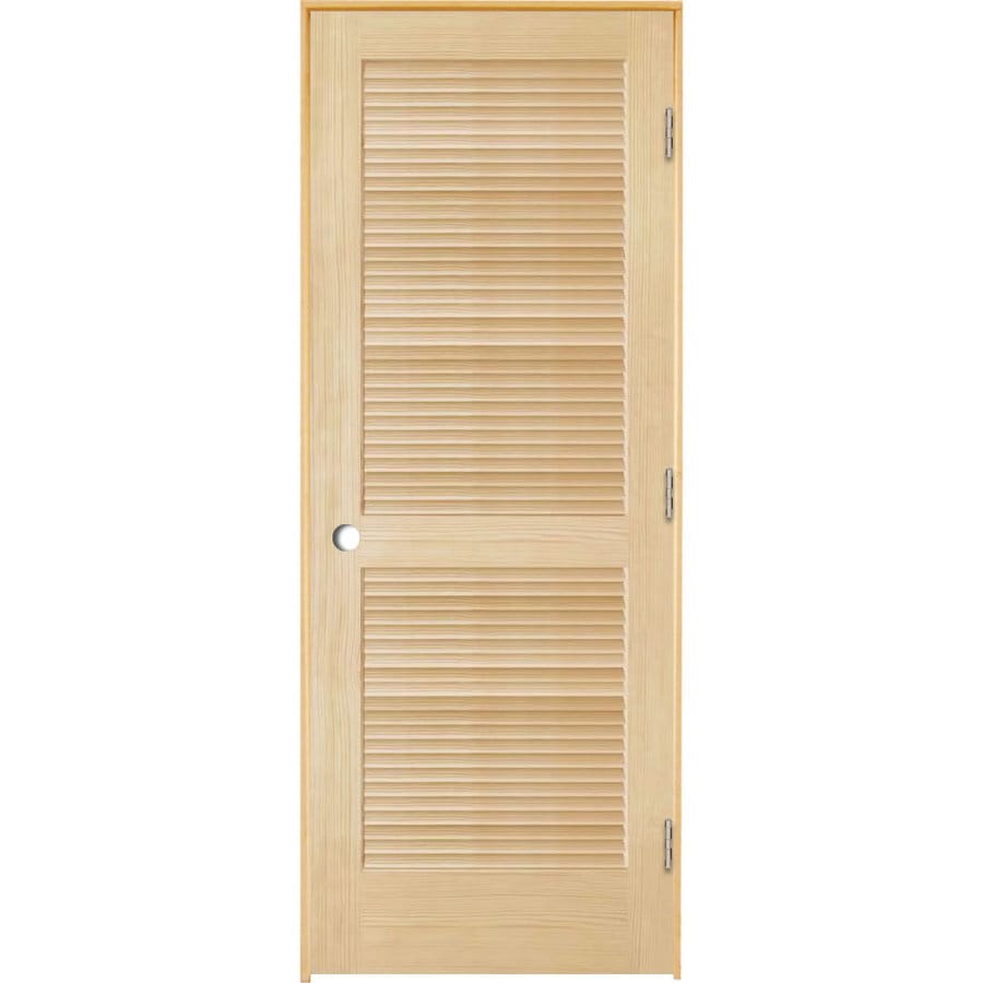 Shop ReliaBilt Pine Prehung Interior Door (Common: 32-in x 