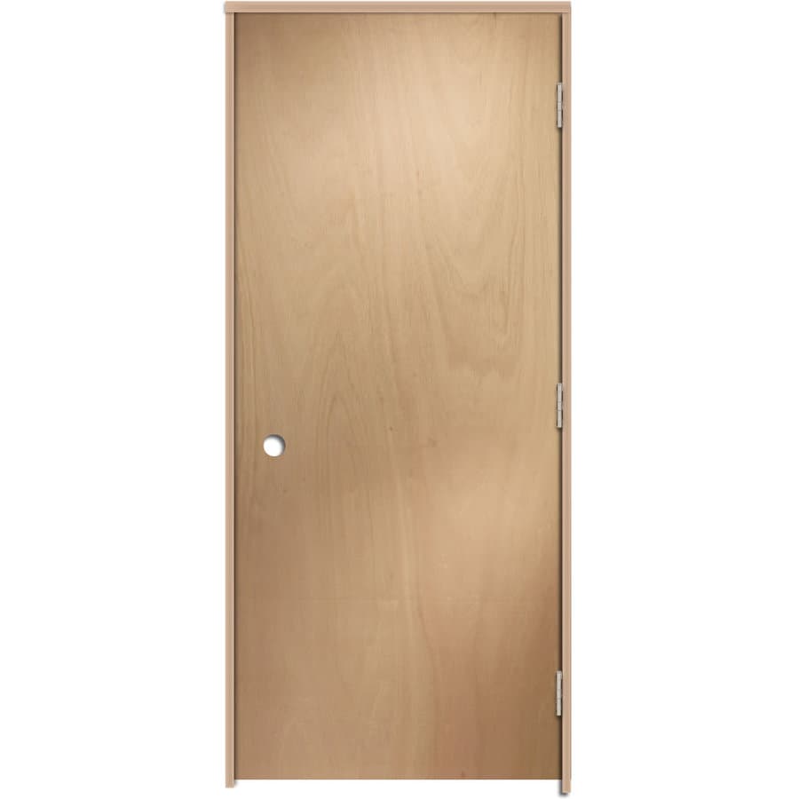 ReliaBilt Prehung Hollow Core Flush Lauan Interior Door (Common: 24-in