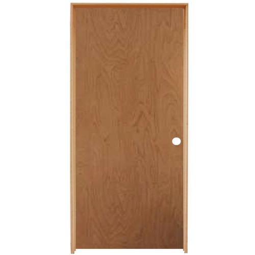 ReliaBilt 36in x 80in Unfinished Flush Hollow Core Unfinished Lauan Wood Left Hand Inswing