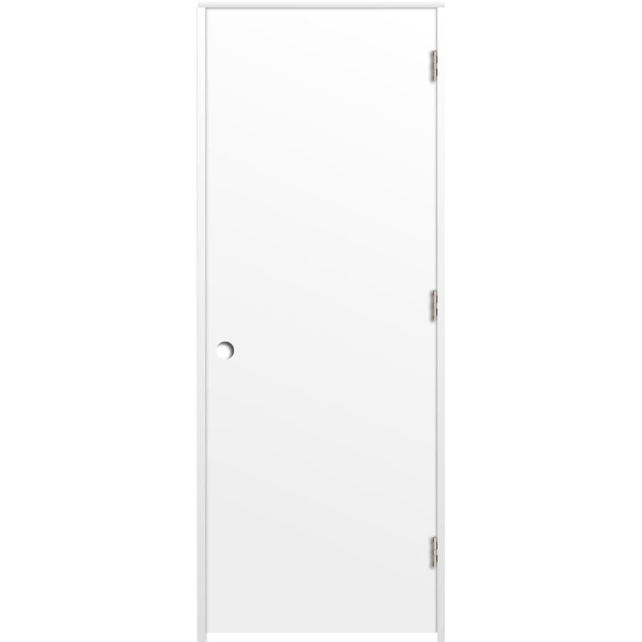 Reliabilt Primed Flush Hollow Core Hardboard Pre Hung Door Common