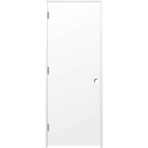 ReliaBilt Primed Flush Hollow Core Hardboard Pre-Hung Door (Common: 36 ...