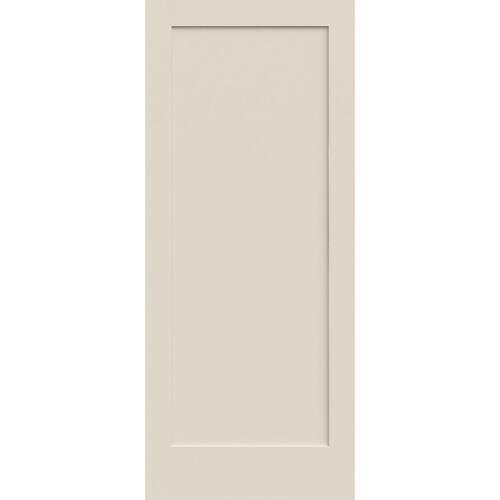 Reliabilt Shaker White 1 Panel Solid Core Wood Slab Door Common