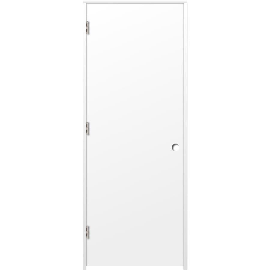 Reliabilt Primed Flush Hollow Core Molded Composite Pre Hung Door