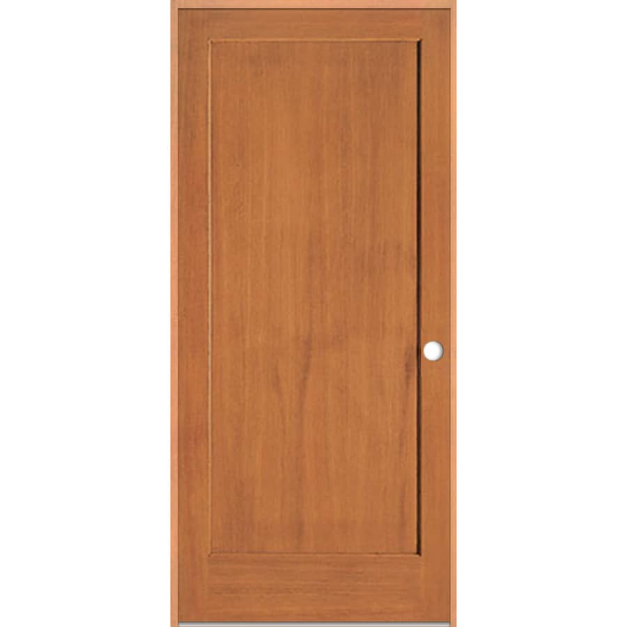 ReliaBilt (Unfinished) Prehung Solid Core 1-Panel Fir Interior Door 