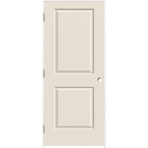 Primed 2 Panel Square Hollow Core Molded Composite Pre Hung Door Common 32 In X 80 In Actual 33 375 In X 82 1875 In