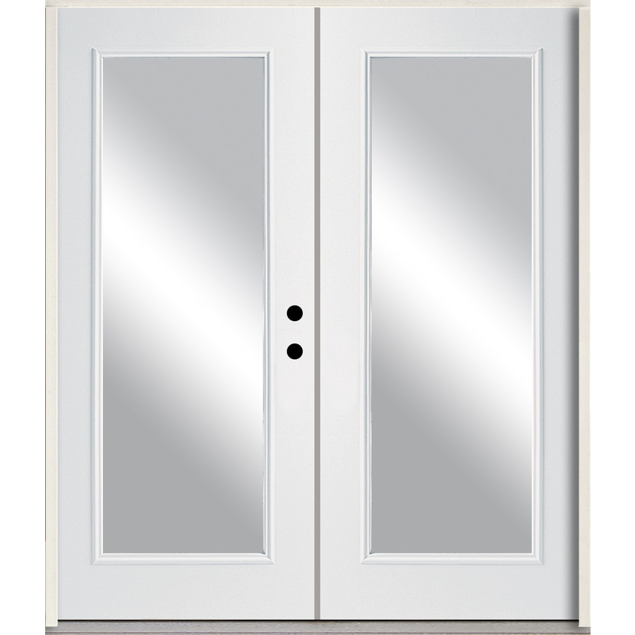 ReliaBilt 72in x 80in Fiberglass Full Lite LeftHand Inswing Modern