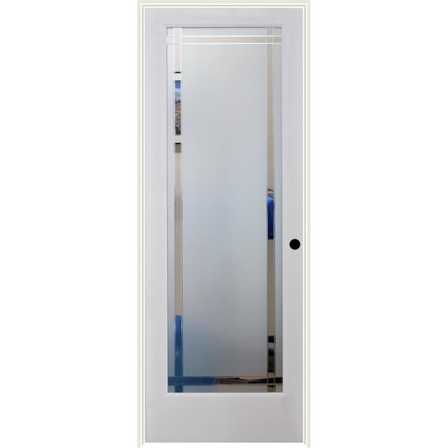 Shop ReliaBilt 9LT Obscure Solid Core Etched Glass Single Prehung ... Shop ReliaBilt 9LT Obscure Solid Core Etched Glass Single Prehung ...