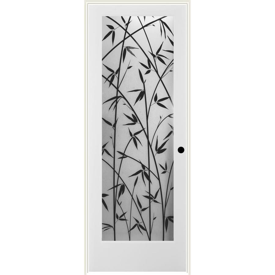 Reliabilt White 1 Panel Solid Core Wood Pine Single Prehung Door
