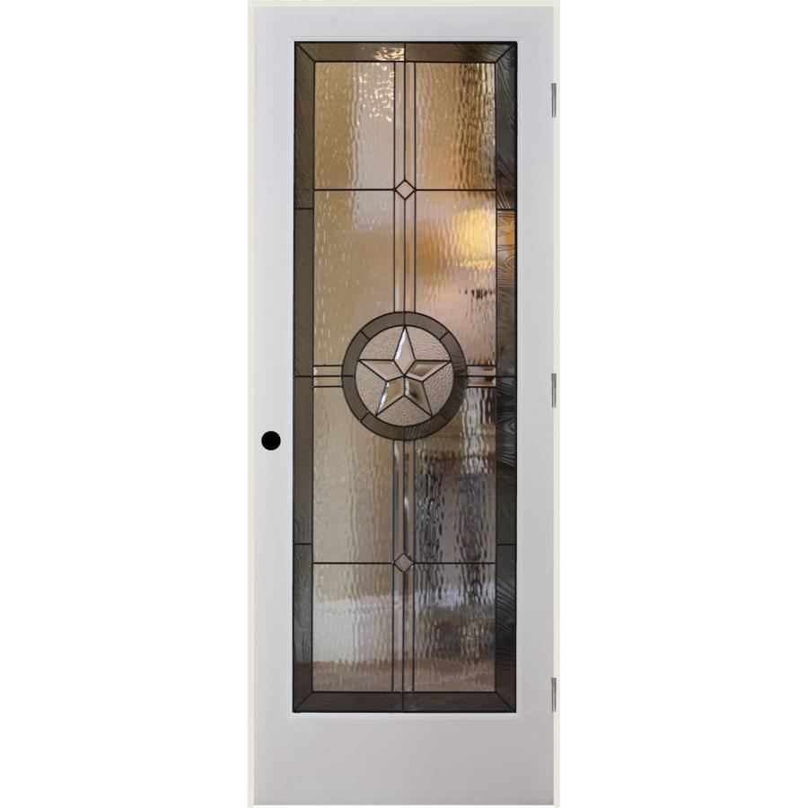 Reliabilt White 1 Panel Solid Core Wood Pine Single Prehung Door
