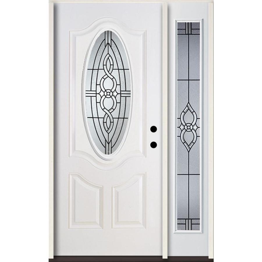 Reliabilt Calista Oval Lite Decorative Glass Left Hand Inswing