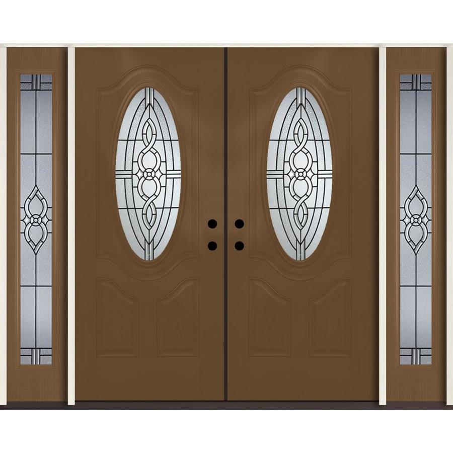 Reliabilt Calista Oval Lite Decorative Glass Left Hand Inswing