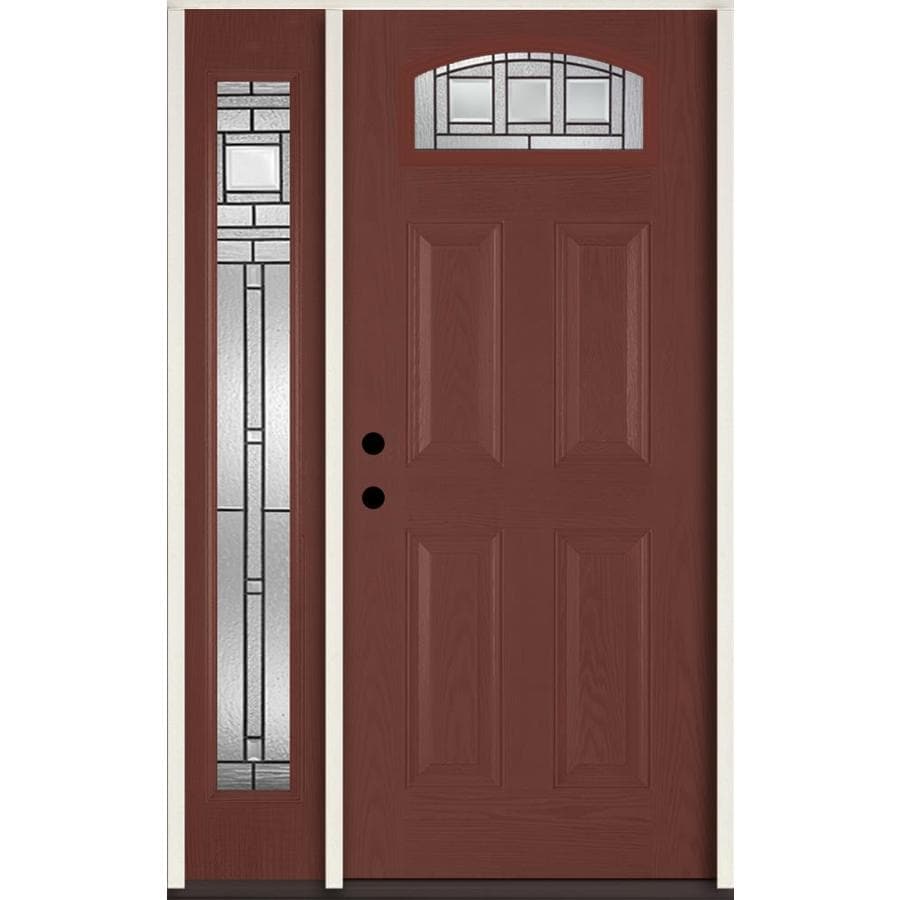 Single Front Door with One Wide Sidelight Sidelights transom transoms sidelites brennancorp