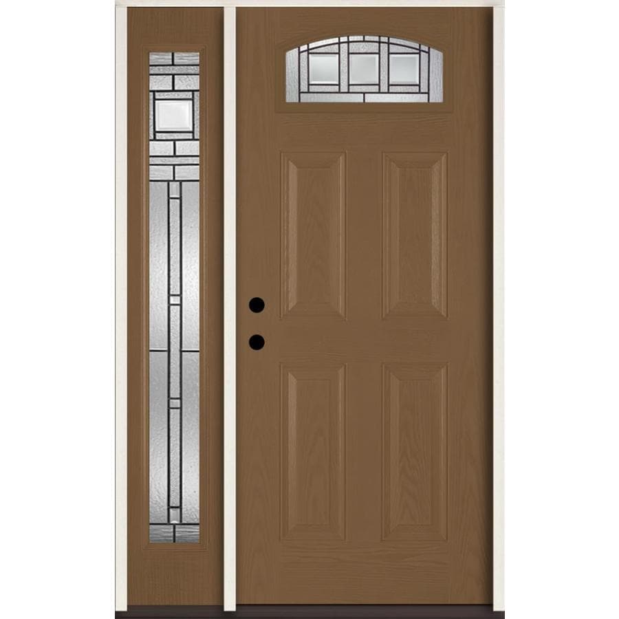 Single door with right sidelight Front Doors at