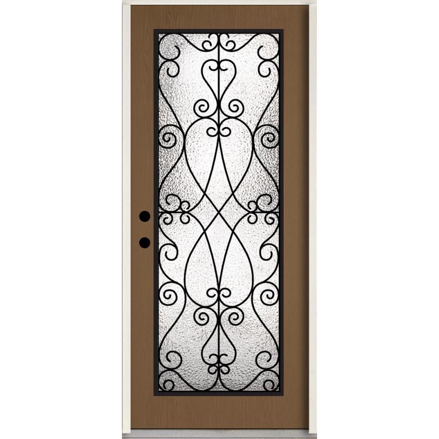 Reliabilt Full Lite Decorative Glass Right Hand Inswing Woodhaven