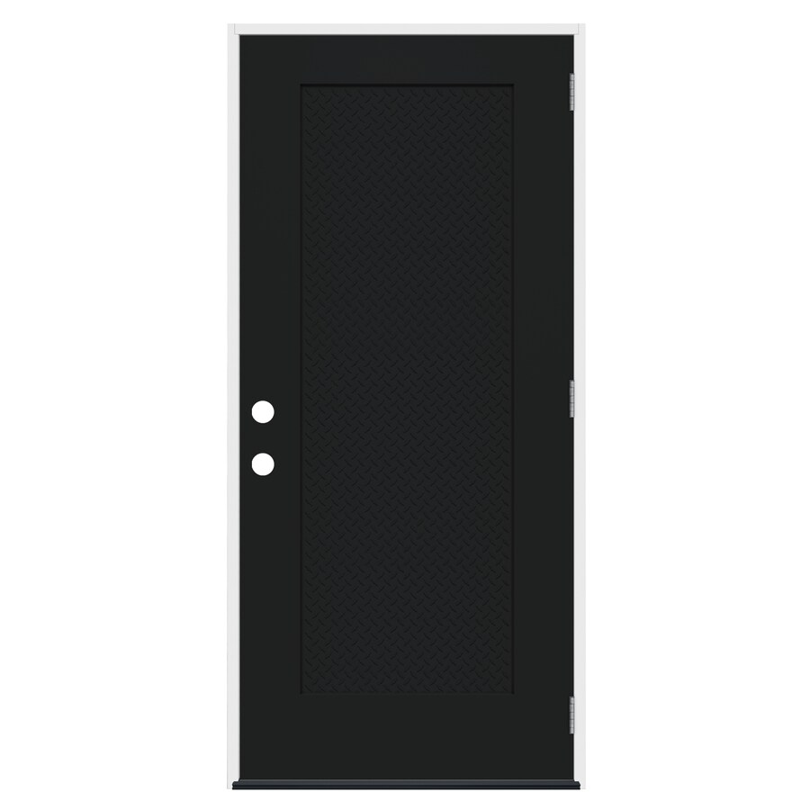 Reliabilt Left Hand Inswing Peppercorn Paint Painted Steel Prehung