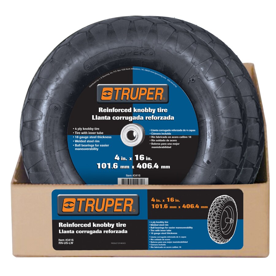 Truper 4 In X 16 In Replacement Wheelbarrow Tire At Lowes Com