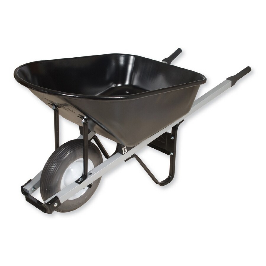 Truper 6 Cu. Ft. Steel Wheelbarrow in the Wheelbarrows department at ...