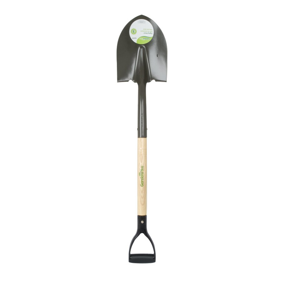 Blue Hawk 28 In Wood Short Handle Digging Shovel At