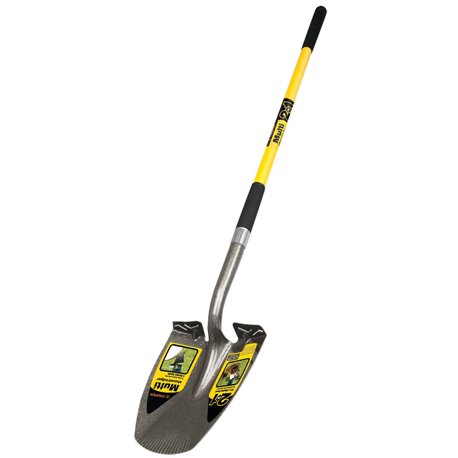 Tru Pro 48-in Fiberglass Long-handle Digging Shovel at Lowes.com