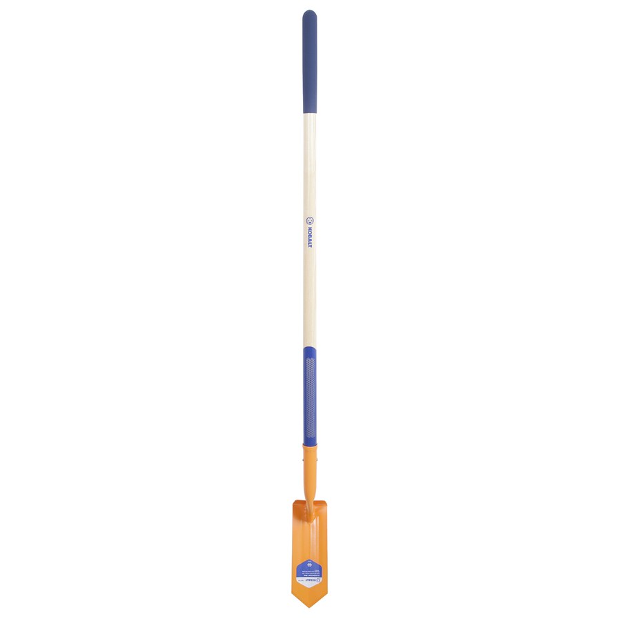 Kobalt 51in Wood Longhandle Trenching Spade at