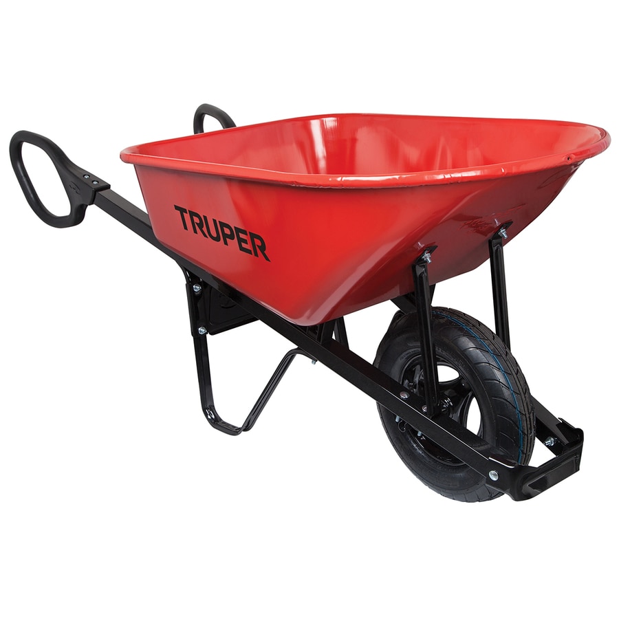 Truper 6-cu ft Steel Wheelbarrow