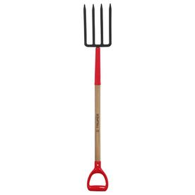 Truper 22-in L Wood-Handle Steel Spading Fork