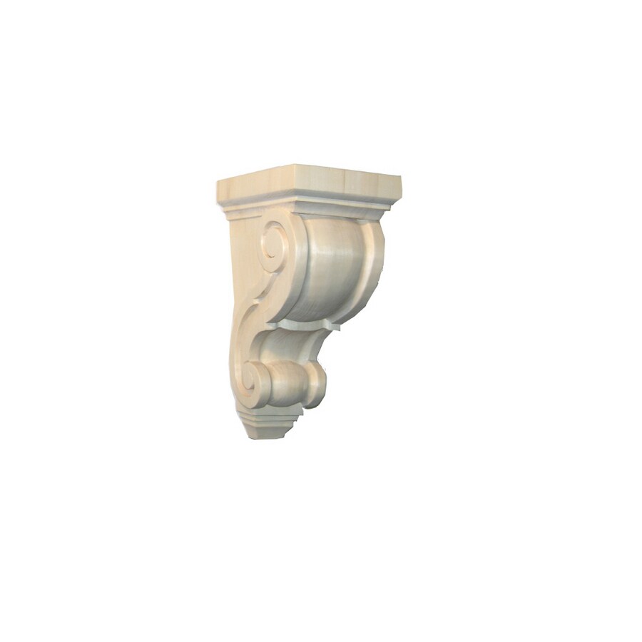 Evertrue Carved Classic Style Corbel Small Size Aspen Unfinished