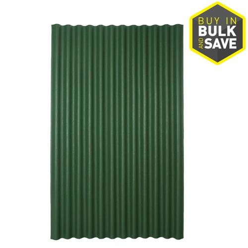 Ondura 4 Ft X 6 58 Ft Corrugated Green Asphalt Roof Panel In The Roof Panels Department At