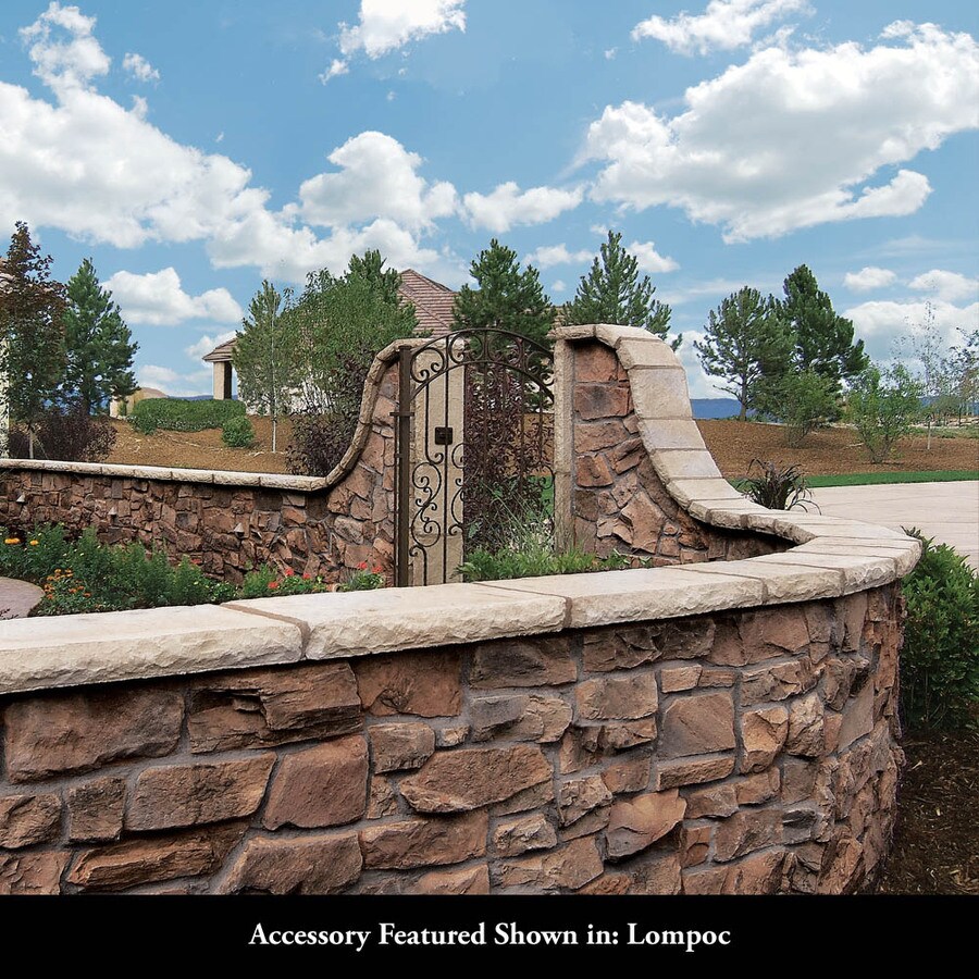 Coronado 9in x 18in Brownstone Stone Veneer Capstone at