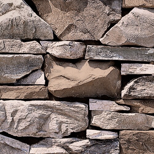 Coronado Stone Products Ledgestone 13-sq ft Cape Cod Grey Manufactured ...