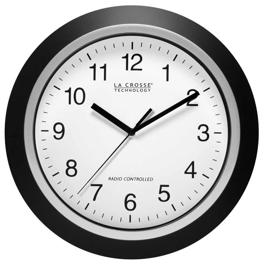 La Crosse Technology Analog Atomic Round Indoor Wall Clock At Lowes