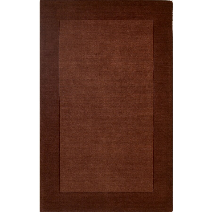 Allen Roth 7 6 X 9 Rectangular Red Border Area Rug At