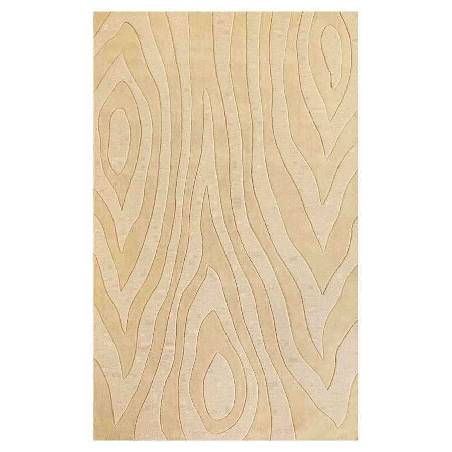 KAS Rugs LOF205930X50 Modern Simplicity Rectangular Cream Transitional Tufted Wool Accent Rug (Common: 2-ft x 4-ft; Actual: 30-in x 50-in)