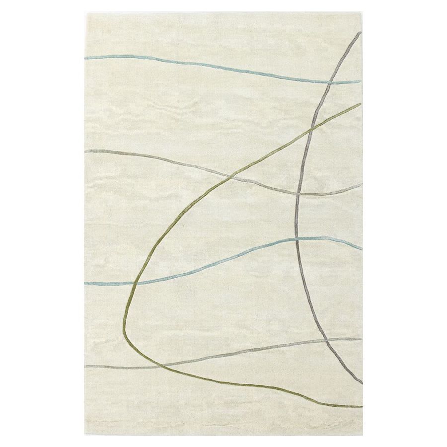KAS Rugs TRA33115X8 Shimmering Treasures 5 x 8 Wool Area Rug