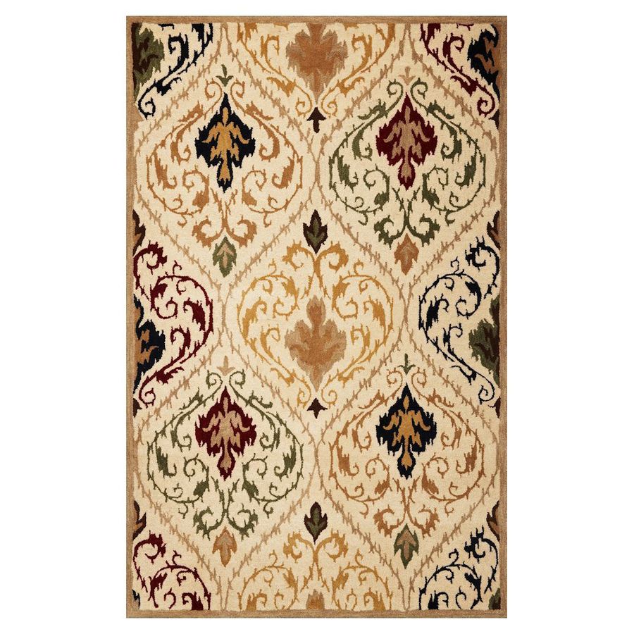 KAS Rugs TAP68045X8 Ikat Style 5 X 8 (ft) Wool Area Rug