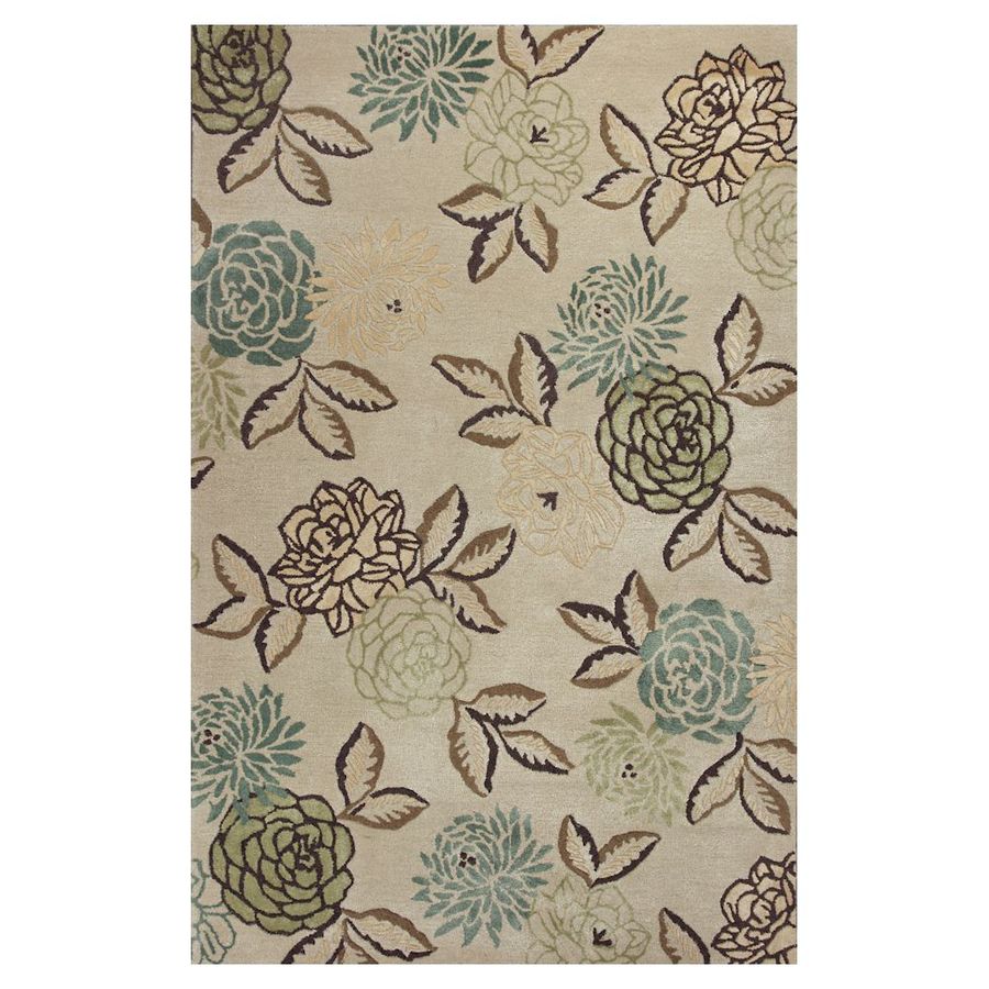 KAS Rugs FLO45678X10 Florentine 8 X 10 (ft) Wool Floral Area Rug