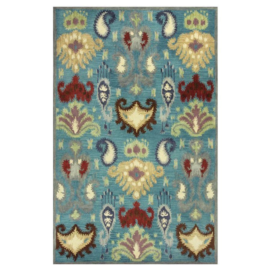 KAS Rugs TAP68118X106 Ikat Style 8 x 11 Wool Area Rug