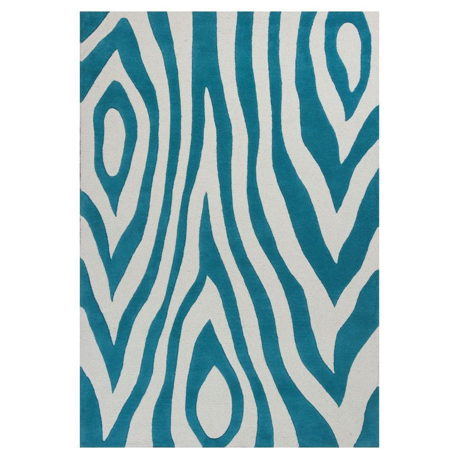 KAS Rugs KID043933X53 Playful Patterns 3 X 5 (ft) Wool Throw Rug