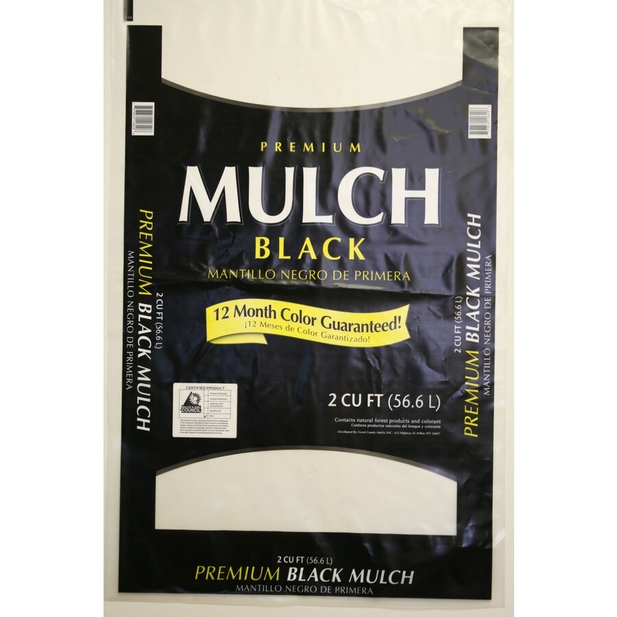 2 Cu. Ft. Premium Black Mulch at