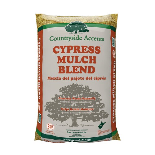 Countryside Accents 3cu ft Natural No Color Added Cypress Blend Mulc