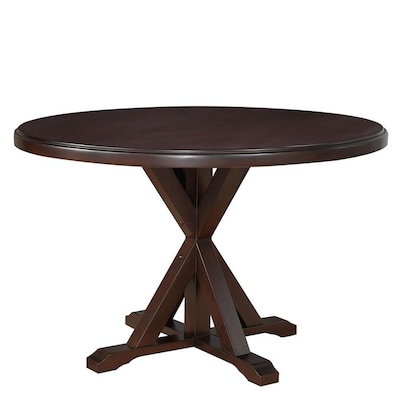 Monet Espresso Wood Round Dining Table Monet Espresso Wood Round Dining Table