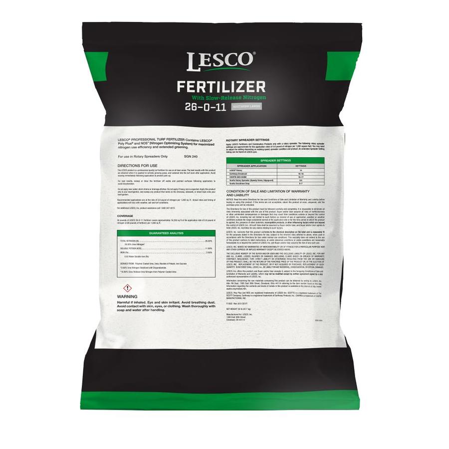 Lesco LESCO Southern Fertilizer 26-0-11 in the Lawn Fertilizer ...