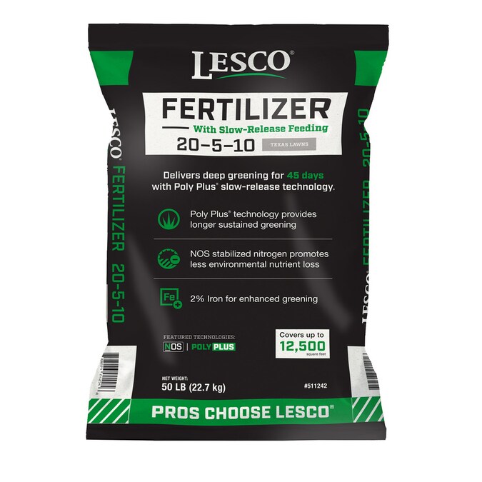 Lesco 50-lb 12500-sq ft 20-5-10 Natural All-Purpose Lawn Fertilizer in
