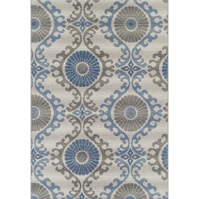 Addison Rugs Freeport Blue Indoor Outdoor Global Area Rug Common