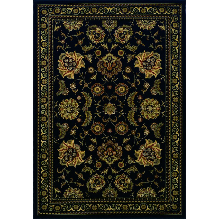 Addison Rugs Heritage 10 x 14 Night Indoor Border Oriental Area Rug in