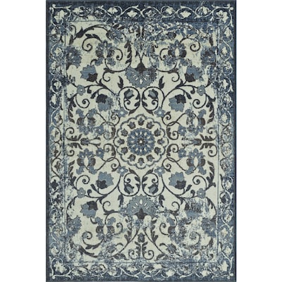 Addison Rugs Distinctive Pearl Indoor French Country Area Rug Pearl Indoor French Country Area Rug