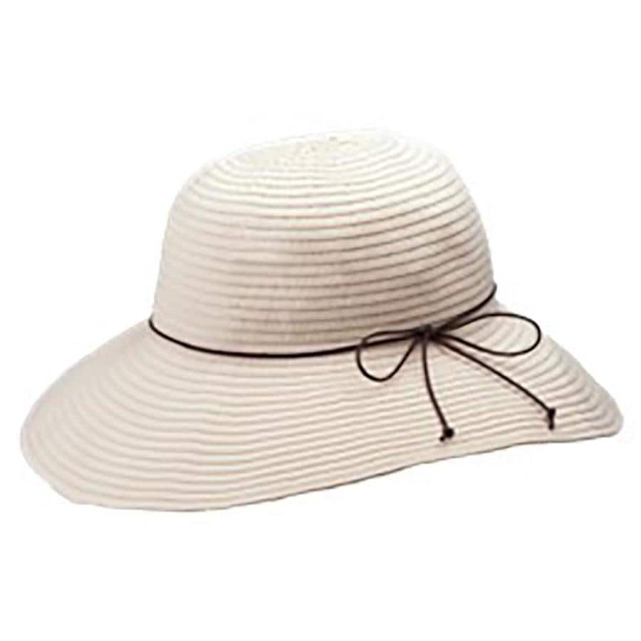 OLE One Size Fits Most Women's Ivory Polyester Wide-Brim Hat in the ...