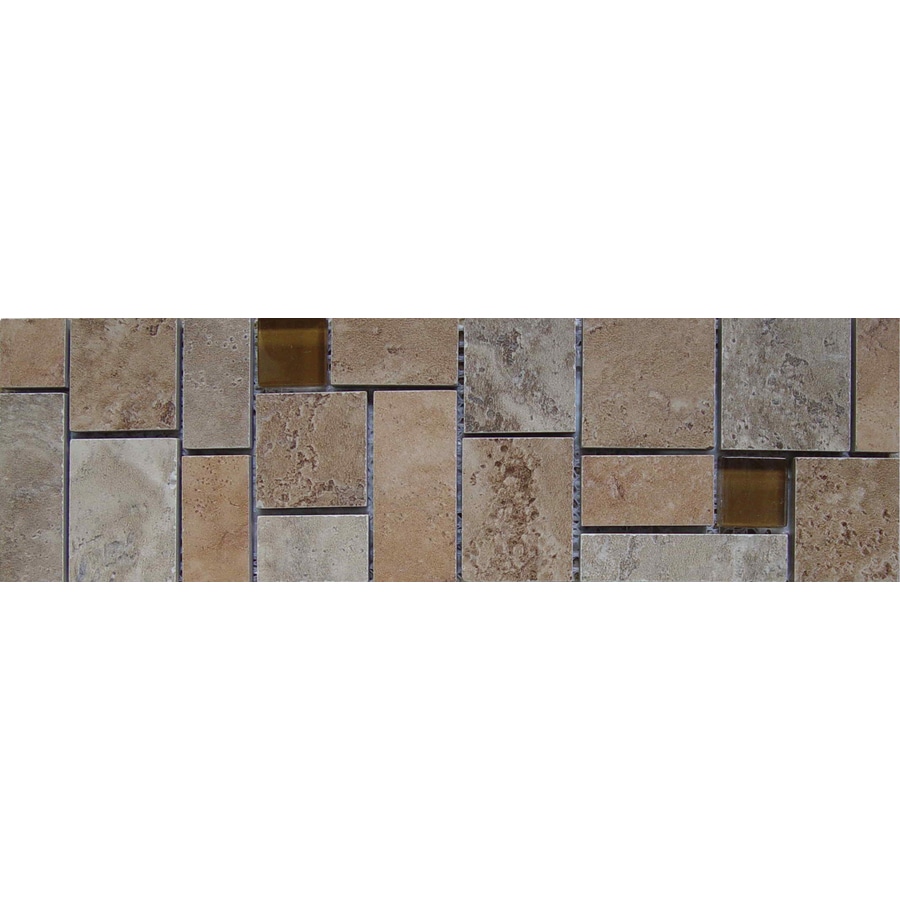 Emser F72LUCEMC0413LI Lucerne Listello Porcelain Listello Tile (Common: 3-in x 13-in; Actual: 3.17-in x 12.99-in)